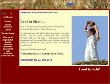 Tablet Screenshot of landfrauenolfen.de